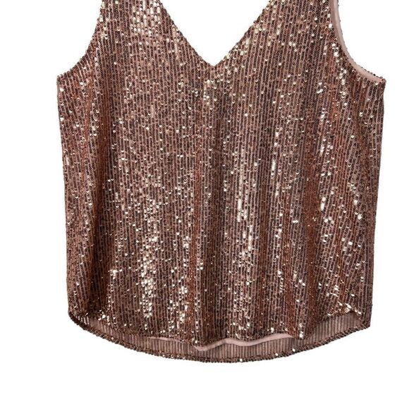 New!! Oversized fit small Pink sequin top from Loft NWT - Picture 11 of 12